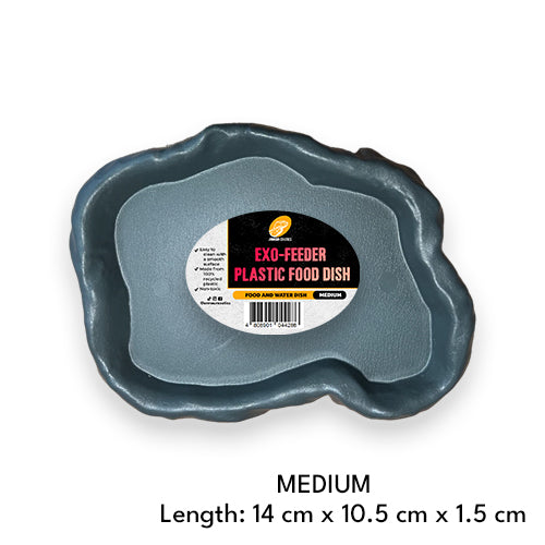 Exo-Feeder Plastic Food Dish
