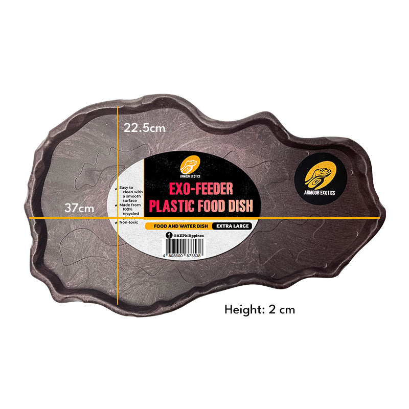 Exo-Feeder Plastic Food Dish