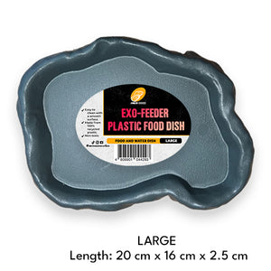 Exo-Feeder Plastic Food Dish