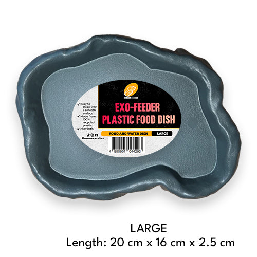 Exo-Feeder Plastic Food Dish