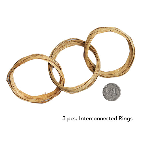 Seagrass Twisty Rings 3Pcs