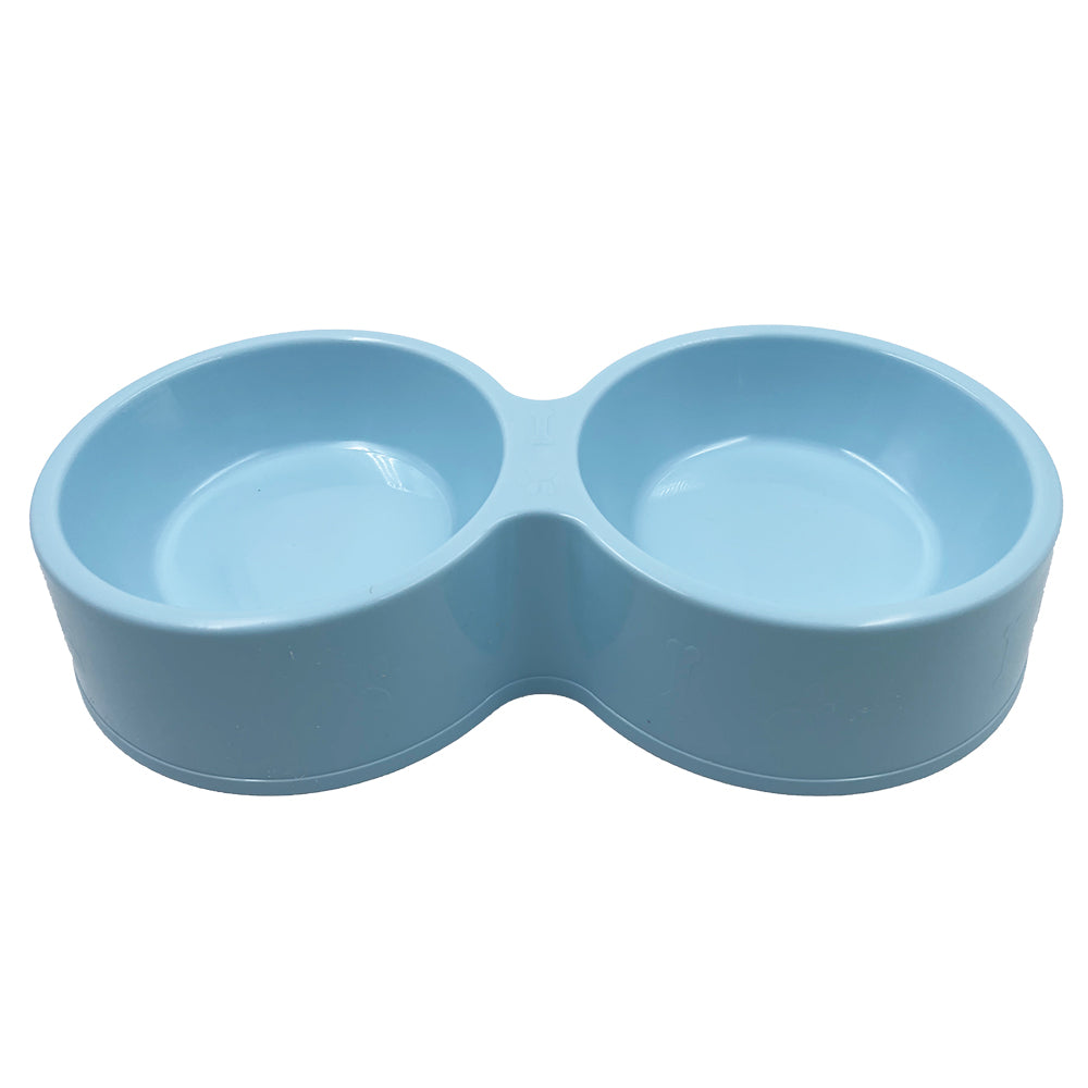 2-In-1 Easy-Clean Water And Food Plastic Dish