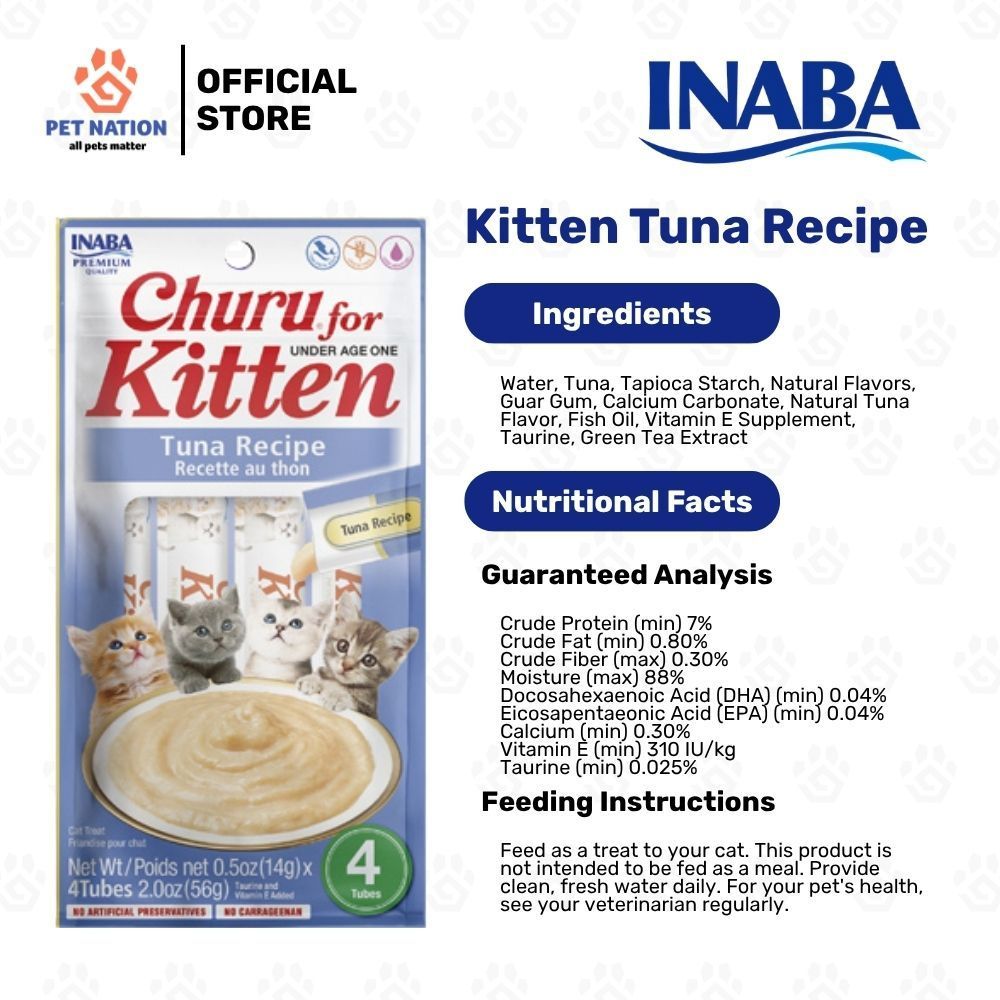 Inaba Churu Cat Treats 14gx4 Sticks