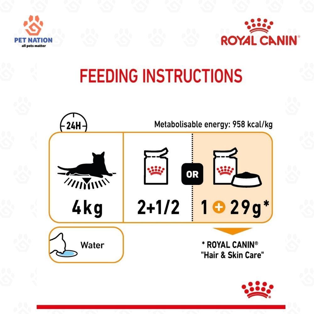 Royal Canin Hair & Skin Adult Wet Cat Food 85g x 12