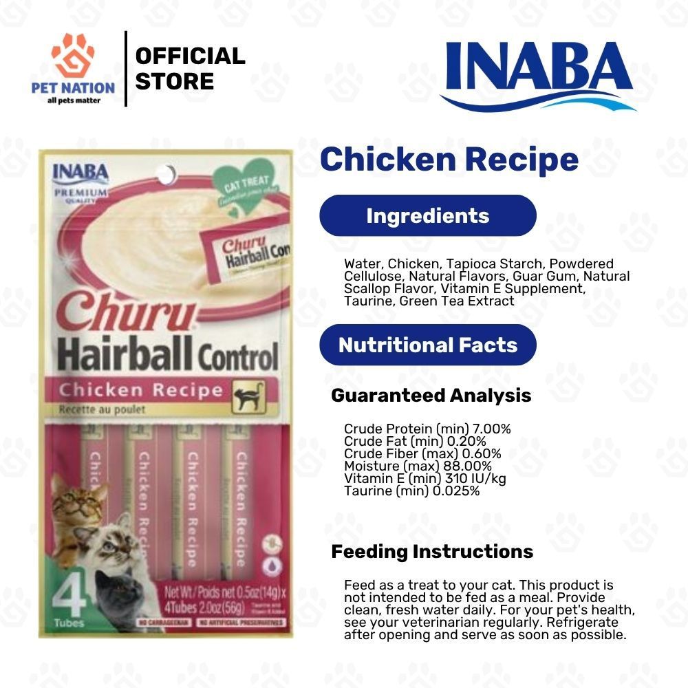 Inaba Churu Cat Treats 14gx4 Sticks