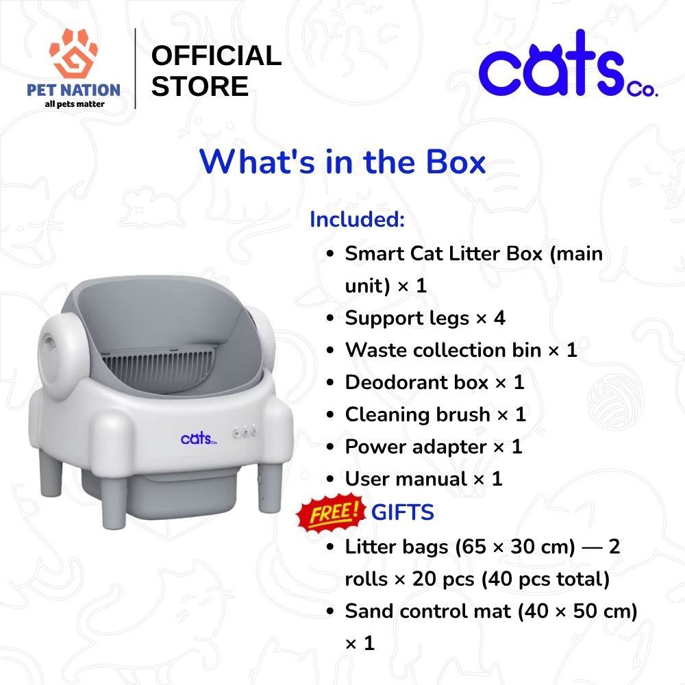 Self-Cleaning Smart Cat Litter Box