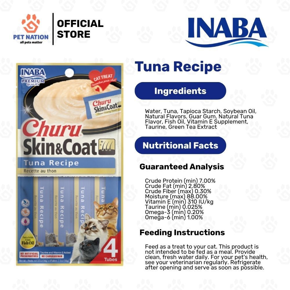 Inaba Churu Cat Treats 14gx4 Sticks