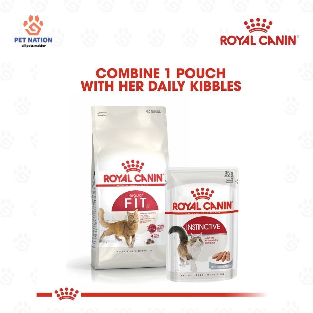 Royal Canin Instinctive Gravy Adult Wet Cat Food 85g x 12