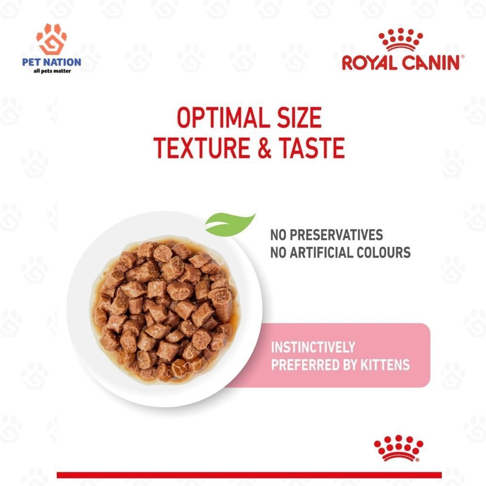 Royal Canin Kitten Instinctive Gravy Wet Cat Food 85g x 12